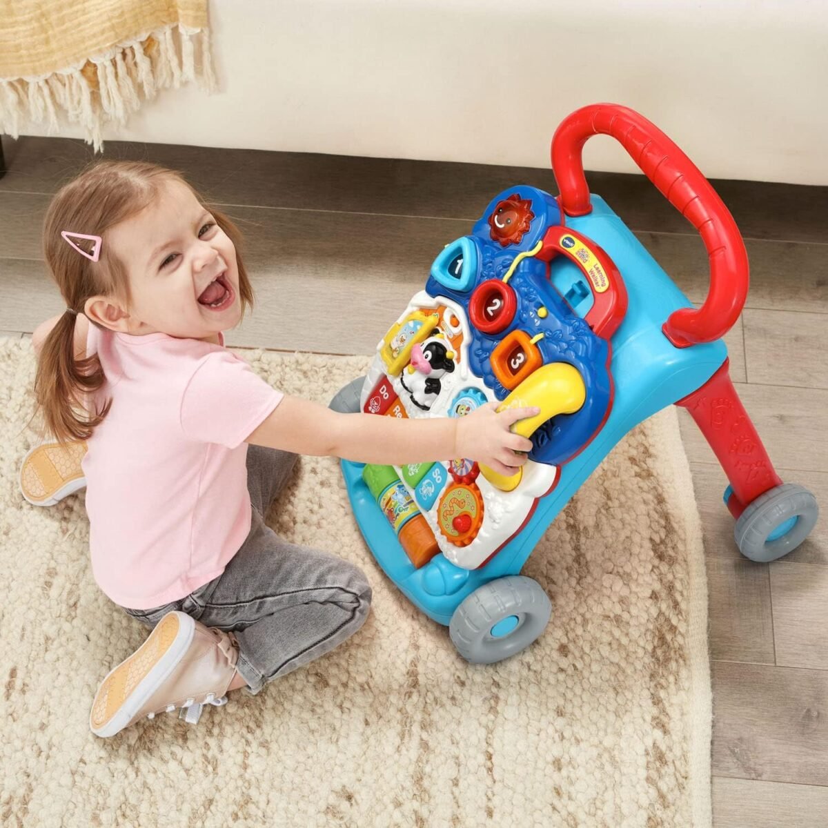 VTech Sit-to-Stand Learning Walker (Frustration Free Packaging), Blue - Image 6