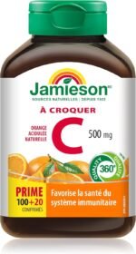 Jamieson Vitamin C Orange 500mg 120 Tablets - Image 3
