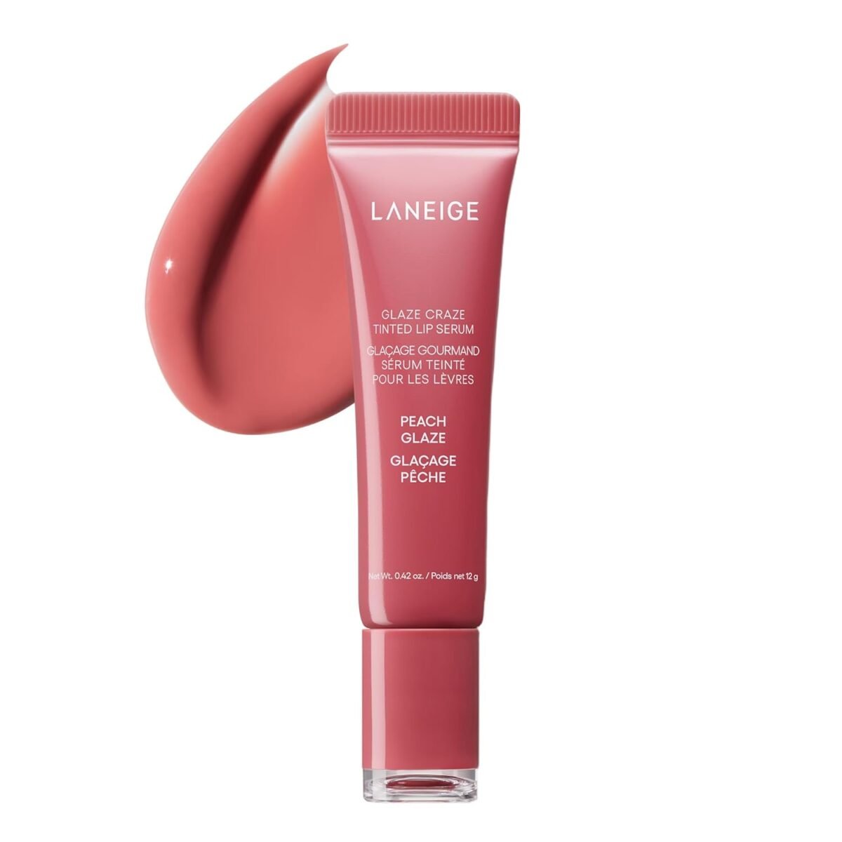 LANEIGE Glaze Craze Tinted Lip Serum: Hydrating Lip Serum for Glossy, Nourished Lips with Plumping Polypeptides - Image 2